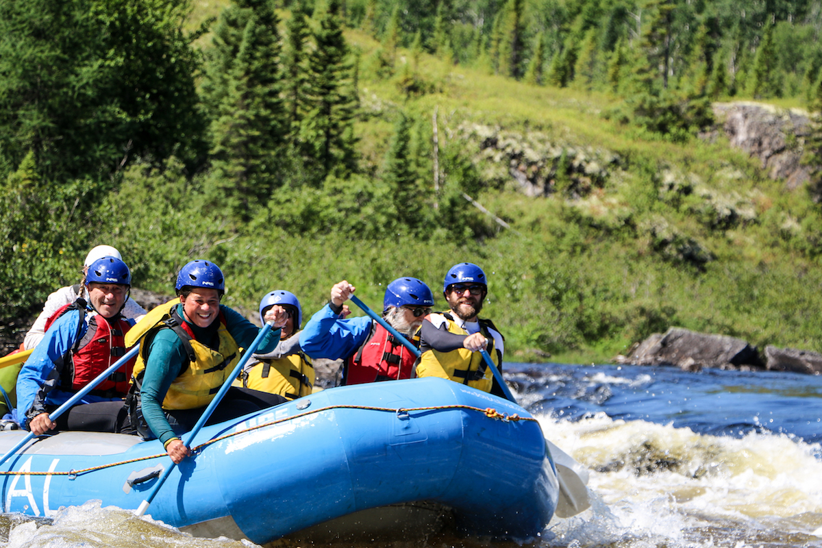 Magpie River Whitewater Rafting Adventure, Quebec Canada